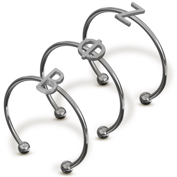 Zeta Phi Beta Sorority Stacking Ring Set