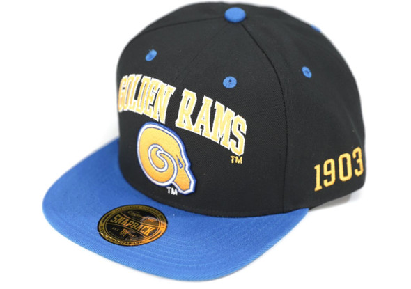 Albany State University Snapback Hat-Black-Front