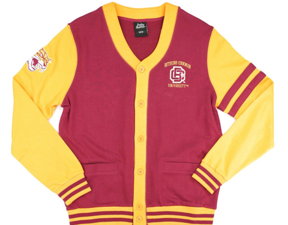 Bethune-Cookman University Cardigan- Men's- Maroon/Gold