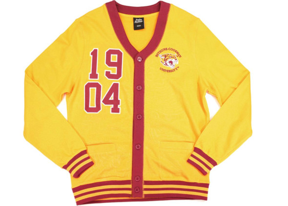 Bethune-Cookman University Cardigan- Men's- Gold