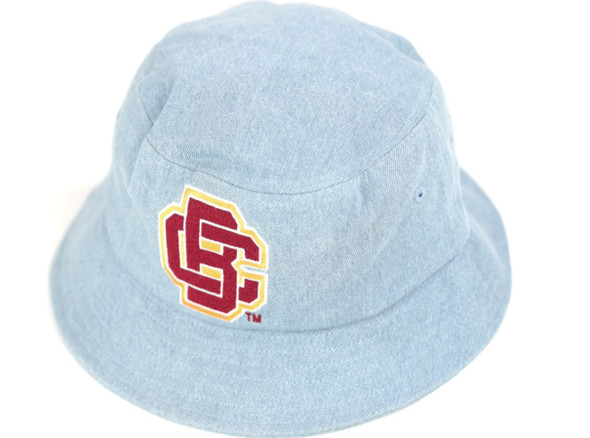 Bethune-Cookman University Bucket Hat-Light Blue Denim