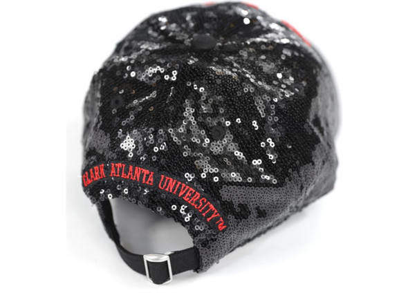 Clark Atlanta University Sequin Hat-Black