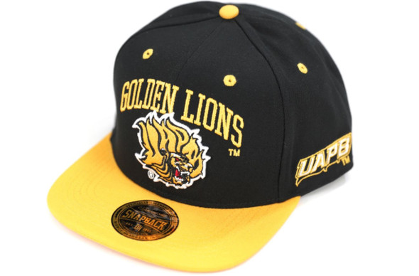 University of Arkansas Pinebluff Snapback Hat-Black- Front