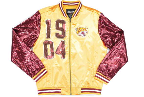 Bethune-Cookman University Satin Sequin Jacket-Front