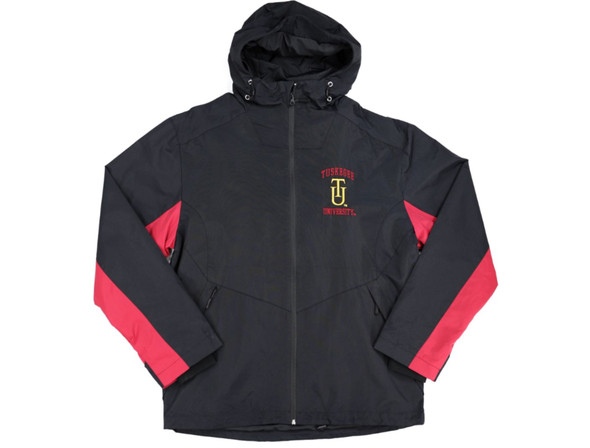 Tuskegee University Windbreaker-Black-Front