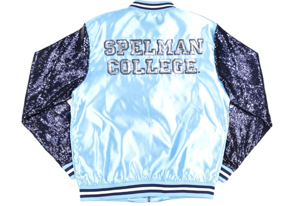 Spelman College Satin Sequin Jacket-Back