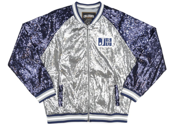 Jackson State University JSU Sequin Jacket-Front