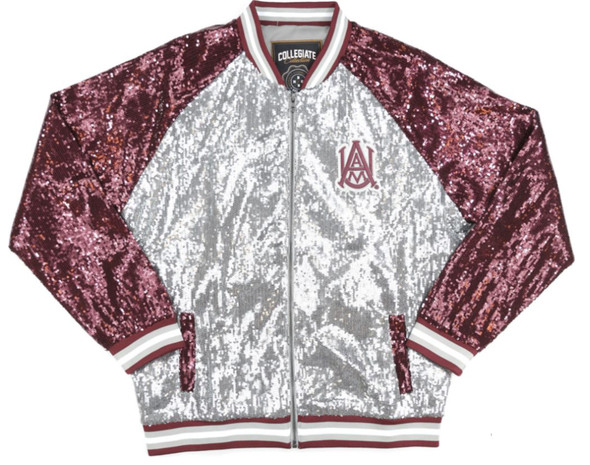 Alabama A&M University AAMU Sequin Jacket-Front