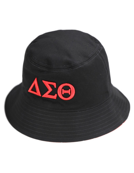 Delta Sigma Theta Sorority Bucket Hat- Reversible 