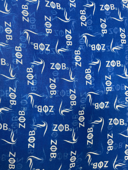 Zeta Phi Beta Sorority Extra Large Scarf-Style 2