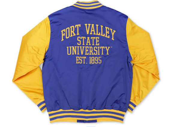 Fort Valley State University Baseball Jacket-Back