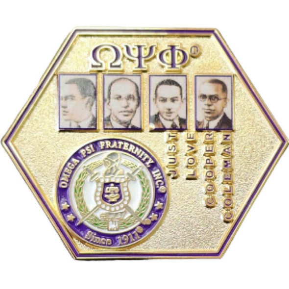 Omega Psi Phi Founders Pin