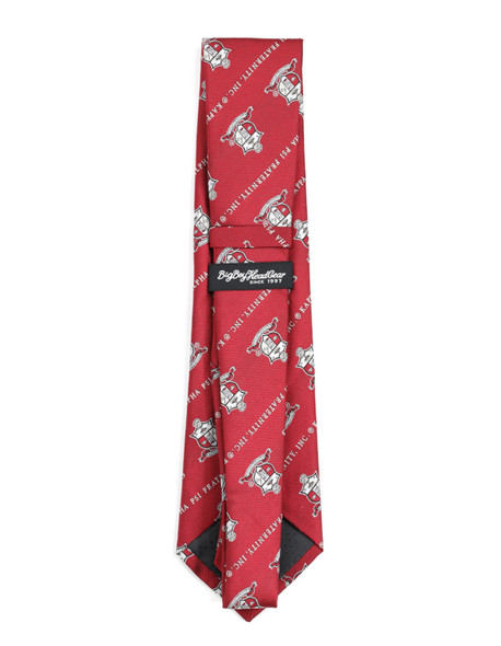 Kappa Alpha Psi Fraternity Necktie- Crest-Red 