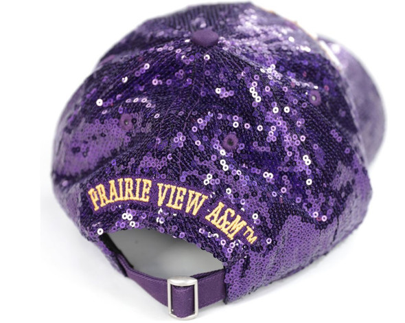 Prairie View A&M University PVAMU Sequin Hat-Back