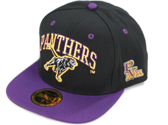 Prairie View A&M University Snapback Hat-Black-Front