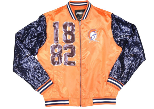 Virginia State University Satin Sequin Jacket-Front