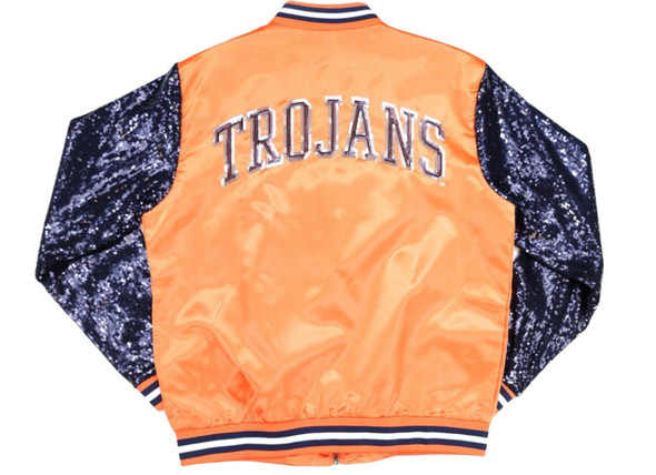 Virginia State University Satin Sequin Jacket-Back
