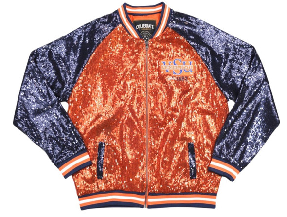 Virginia State University Sequin Jacket-Front