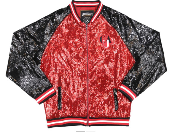 Clark Atlanta University Sequin Jacket-Front