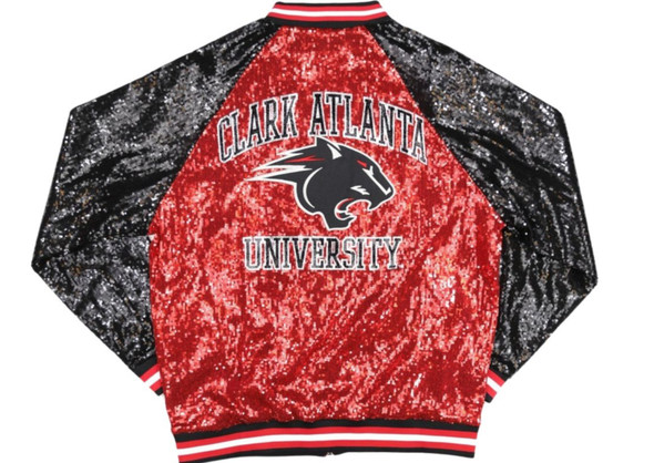 Clark Atlanta University Sequin Jacket-Back