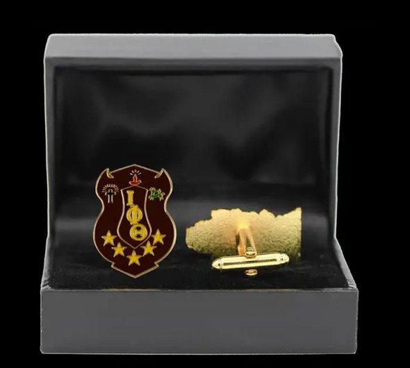 Iota Phi Theta Fraternity Crest Cuff Links