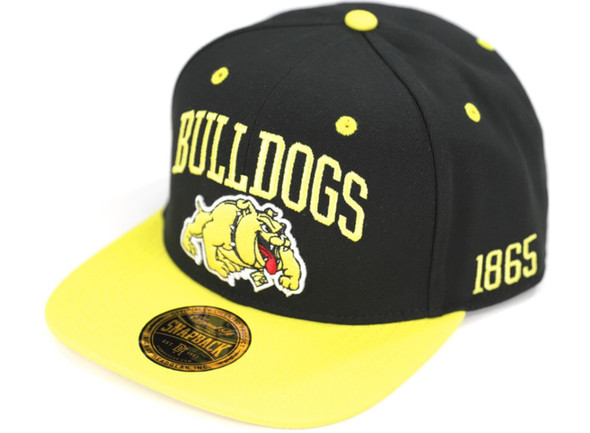 Bowie State University Snapback Hat-Black-Front