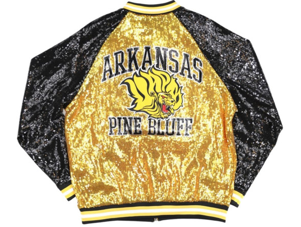University of Arkansas Pine Bluff Sequin Jacket-Back