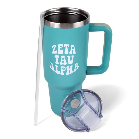 Zeta Tau Alpha ZTA Sorority 40oz Tumbler