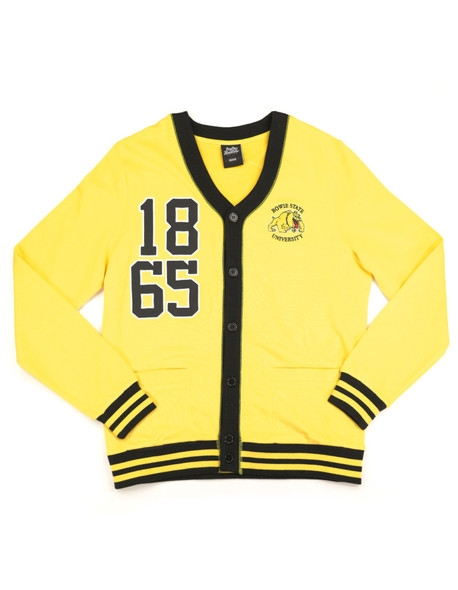 Bowie State University Cardigan- Men's-Gold/Black