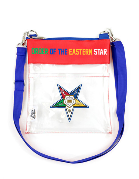 Order of the Eastern Star OES Clear Cross Body Bag