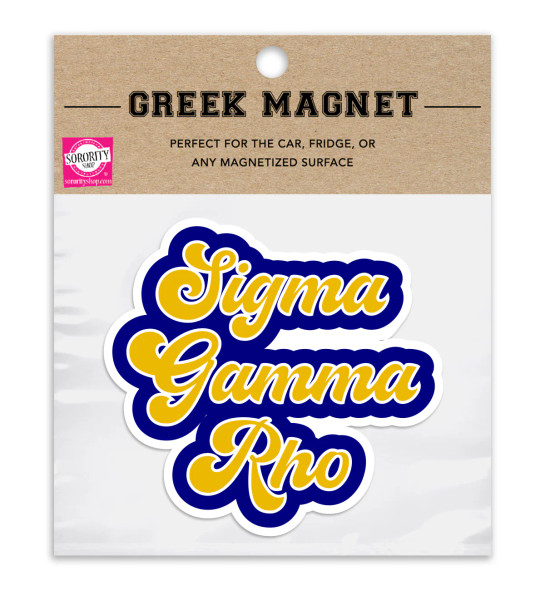 Sigma Gamma Rho Sorority Retro Magnets- Set of 2