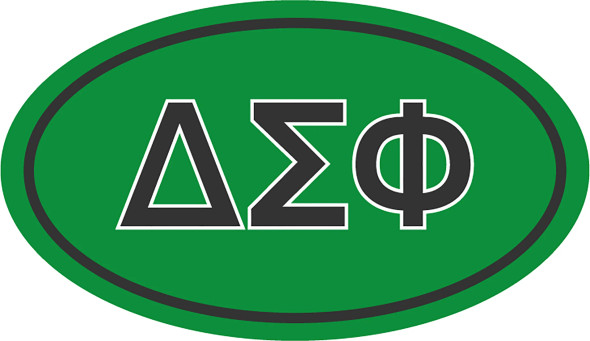 Delta Sigma Phi Fraternity Magnet- Set of Two 