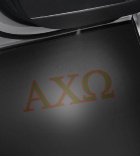 Alpha Chi Omega Sorority LED Car Door Light- Set of 2