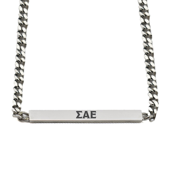 Sigma Alpha Epsilon SAE Fraternity Necklace- Greek Letters Pendant 