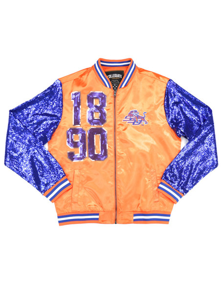 Savannah State University Satin Sequin Jacket-Front