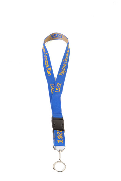 Sigma Gamma Rho Sorority Lanyard/ Key chain