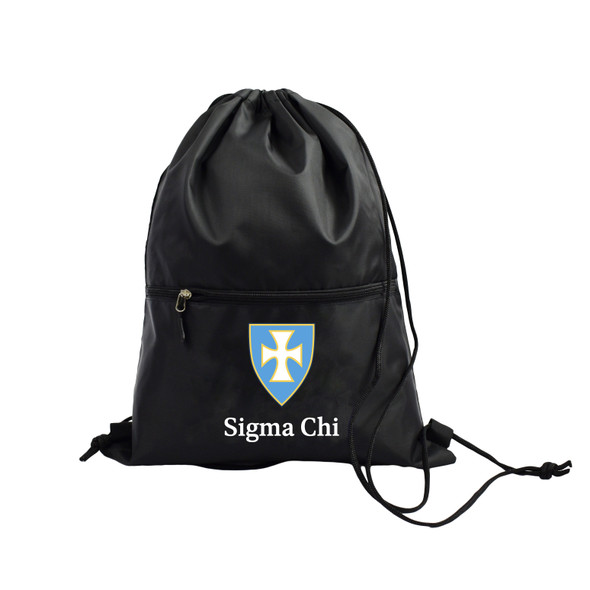 Sigma Chi Fraternity Drawstring Backpack