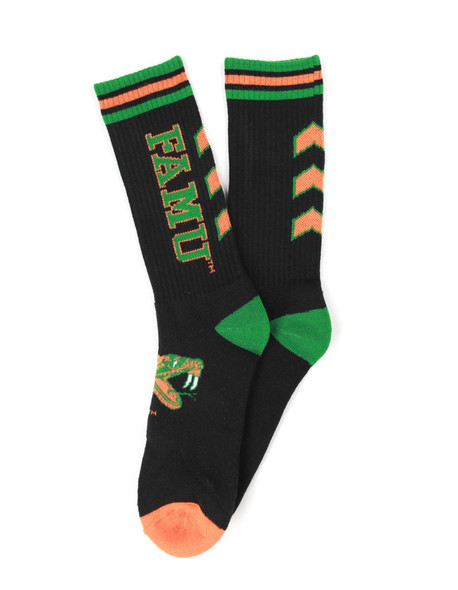 Florida A&M University FAMU Socks-Black-Style 2 