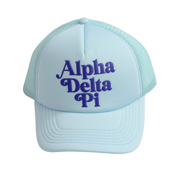 Alpha Delta Pi ADPI Sorority Trucker-Style Baseball Hat 