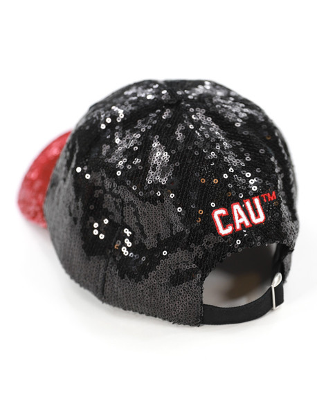 Clark Atlanta University Sequin Hat-Mascot-Back