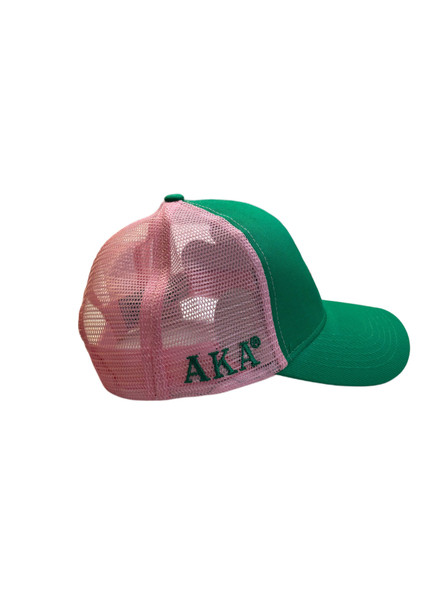 Alpha Kappa Alpha AKA Sorority Trucker Baseball Cap 