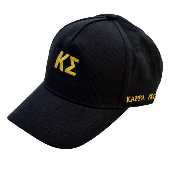 Kappa Sigma Fraternity Baseball Cap Cotton 5-Panel Black Hat
