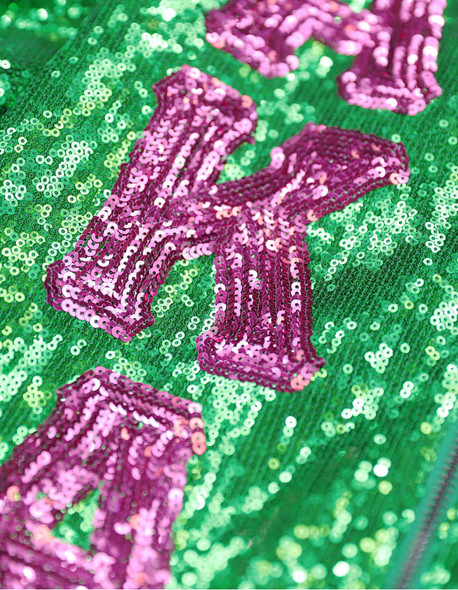 Alpha Kappa Alpha AKA Sorority Sequin Jacket-Green