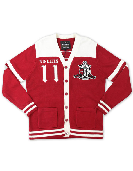 Kappa Alpha Psi Fraternity Button Down Sweater-Front