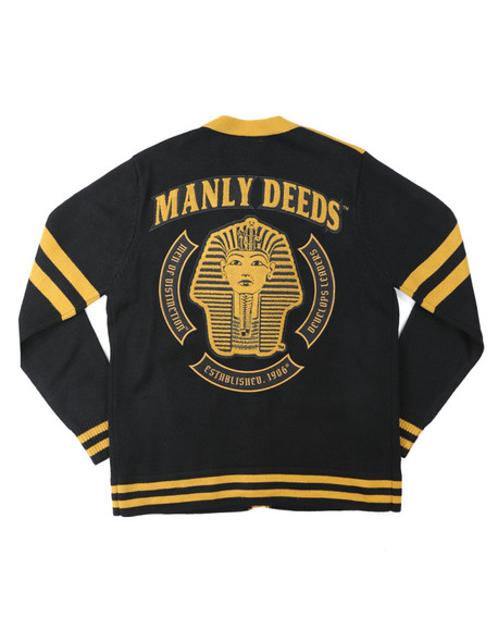 Alpha Phi Alpha Fraternity Button Down Sweater-Back