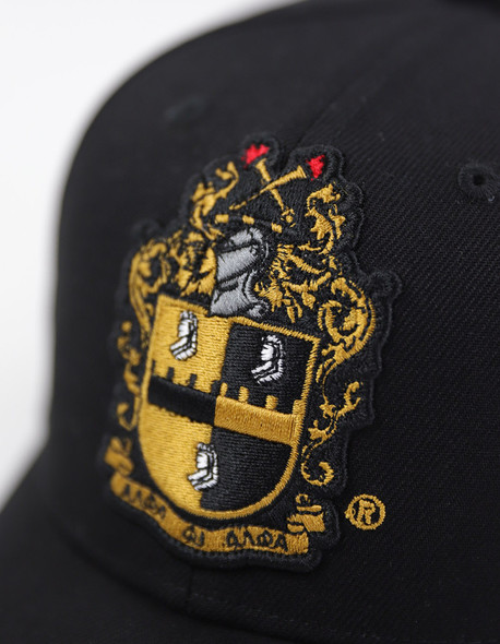 Alpha Phi Alpha Fraternity Hat-Black- Crest