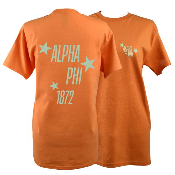 Alpha Phi Sorority T-Shirt-The Swiftie Showgirl Design 