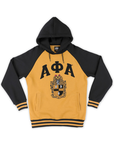 Alpha Phi Alpha Fraternity Hoodie-Gold/Black
