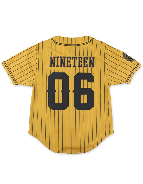 Alpha Phi Alpha Fraternity Baseball Jersey- Button Up-Gold