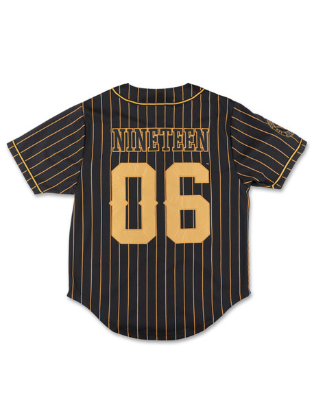 Alpha Phi Alpha Fraternity Baseball Jersey- Button Up-Black